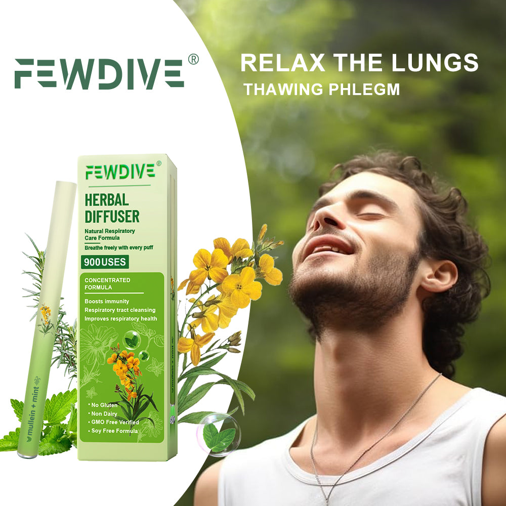 FEWDIVE Herbal Diffuser Vitamin B12 Pure Herb NAD+ Berry Relaxation Stick & Oral Air Freshening, Scented Oil Diffusers Forlung Detoxification -600 Uses
