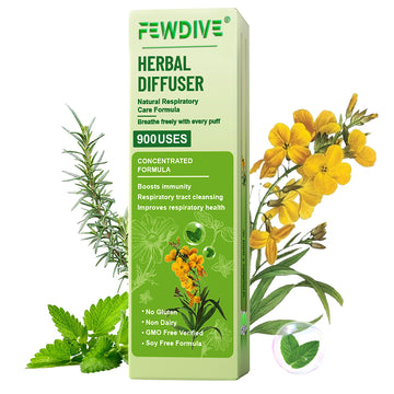 FEWDIVE Herbal Diffusion Pen Vitamin B12 Pure Herb NAD+ Berry Relaxation Stick & Oral Air Freshening, Scented Oil Diffusers Forlung Detoxification -600 Uses