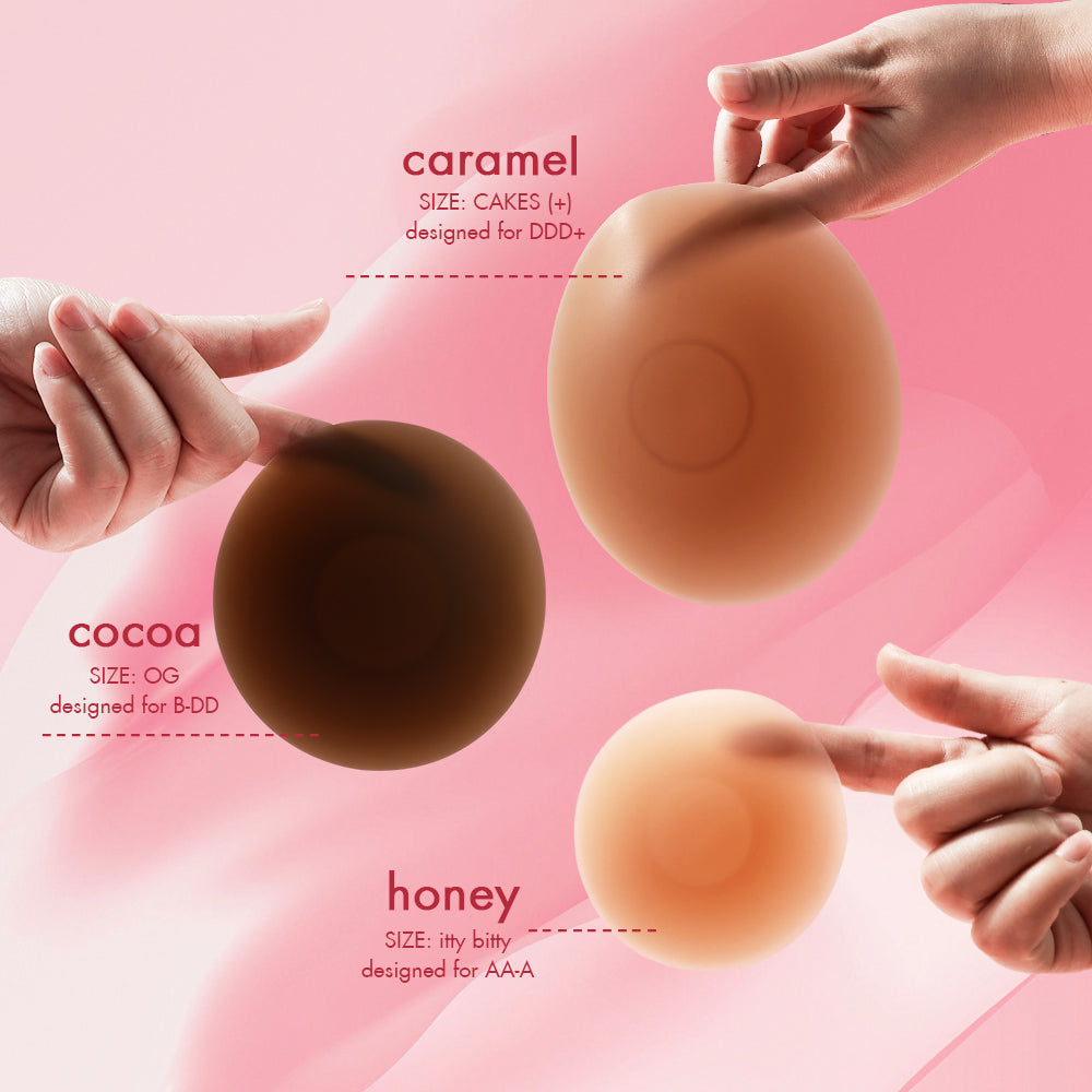 RIYEETEN Circles - The First-ever Sticky Circle Nipple Covers, A medical-grade adhesive boob solution designed by women, for women