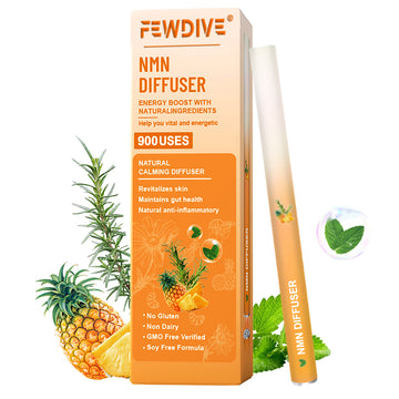 FEWDIVE Herbal Diffusion Pen Vitamin B12 Pure Herb NAD+ Berry Relaxation Stick & Oral Air Freshening, Scented Oil Diffusers Forlung Detoxification -600 Uses