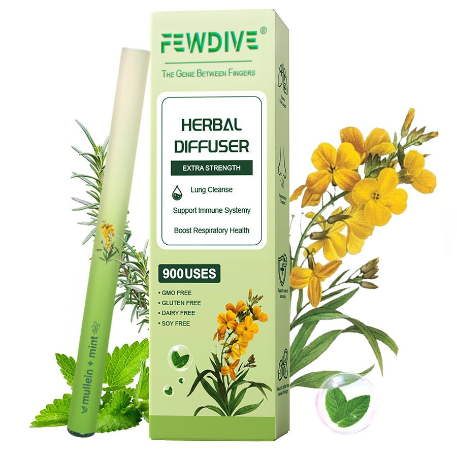 FEWDIVE Herbal Diffusion Pen Vitamin B12 Pure Herb NAD+ Berry Relaxation Stick & Oral Air Freshening, Scented Oil Diffusers Forlung Detoxification -900 Uses